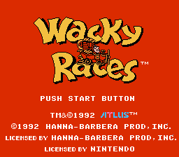 Wacky Races screenshot 3 for NES